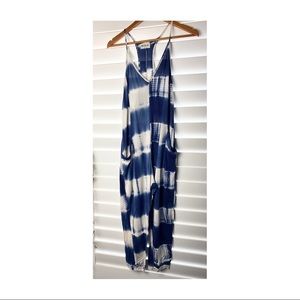 Kiss The Sky tie dye romper